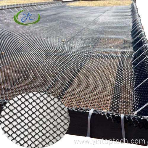 Black Plastic Mesh Netting